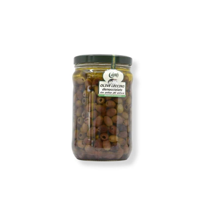 Leccino-Oliven Caroli | entsteint, natur, in Olivenöl | 1.60 kg